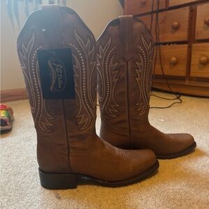 J.B. Dillon Brown Cowboy Boots